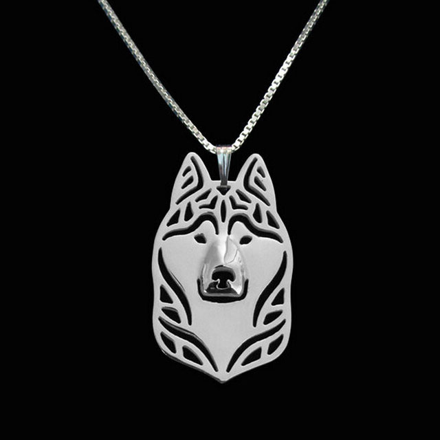 “HuskyLove” – Handmade Siberian Husky Necklace - HuskyFanWorld